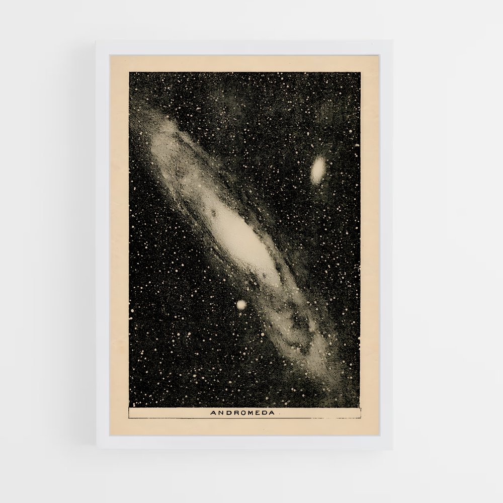 Poster Voie Lactée Vintage – affiche Espace rétro (vue 3)